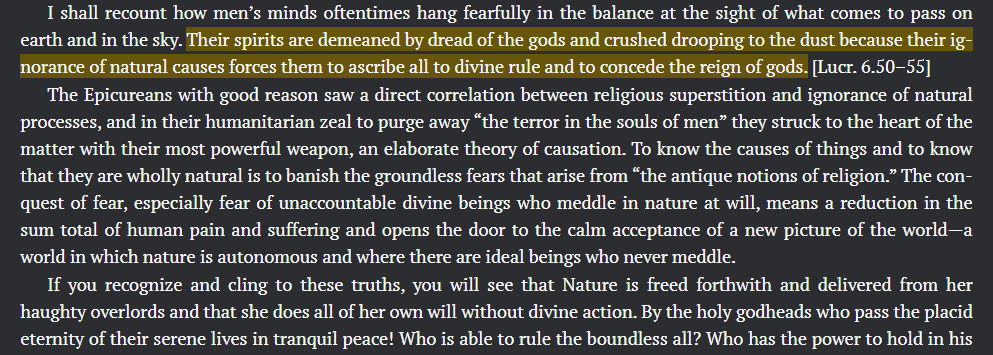 my fear of god and death